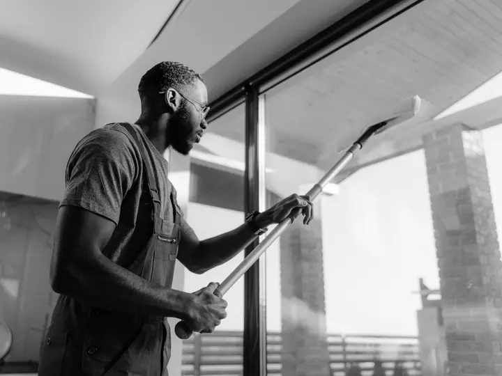 Commercial glass cleaning