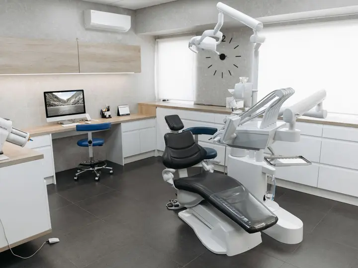 Bright dental clinic room
